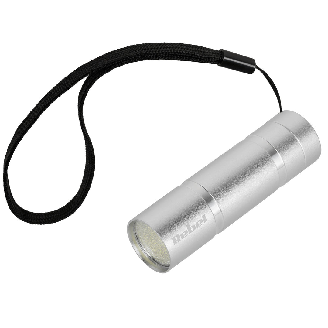 Latarka ręczna Vipow, aluminiowa, 1W COB LED, URZ0904