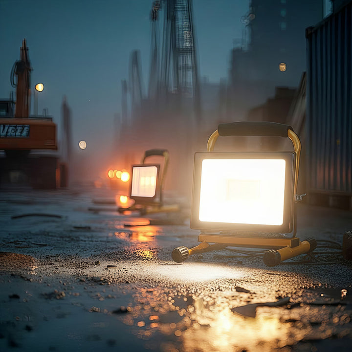 Podłogowy statyw roboczy dla naświetlaczy LED z możliwością regulacji kąta Maclean MCE632