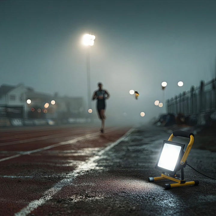 Podłogowy statyw roboczy dla naświetlaczy LED z możliwością regulacji kąta Maclean MCE652