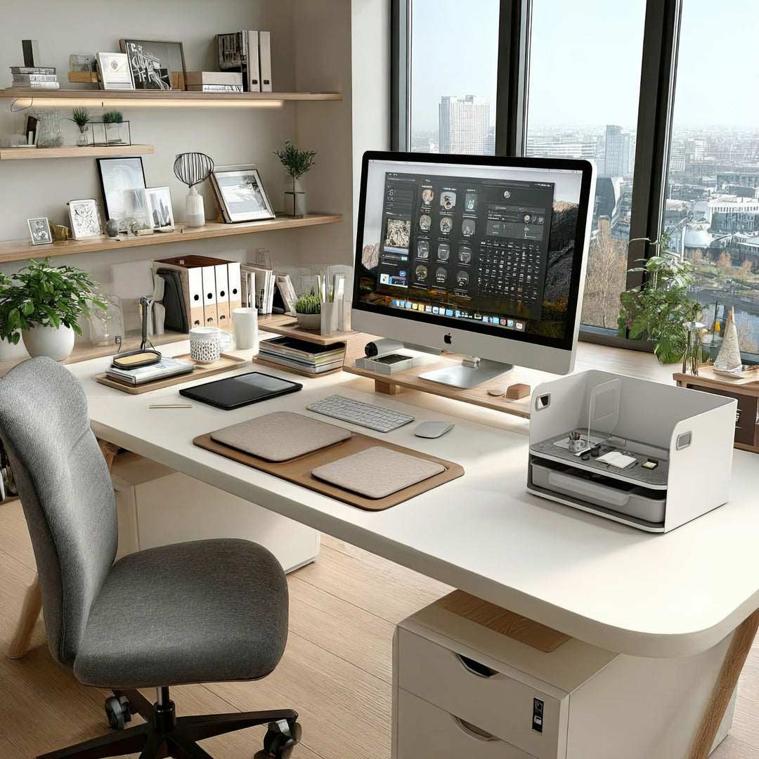 Ergo Office ER-440 Organizer na biurko z szufladą i półką do 10kg ER-440