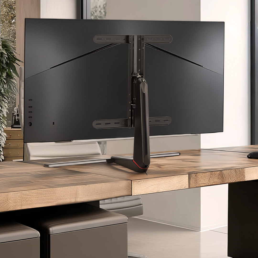 Uchwyt stojak gamingowy do monitora NanoRS, regulacja wysokości, RGB LED, 32-55", max VESA 400x400, max. 40kg, RS167