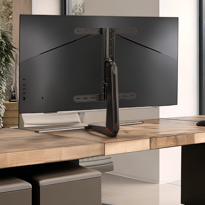 Uchwyt stojak gamingowy do monitora NanoRS, regulacja wysokości, RGB LED, 32-55", max VESA 400x400, max. 40kg, RS167