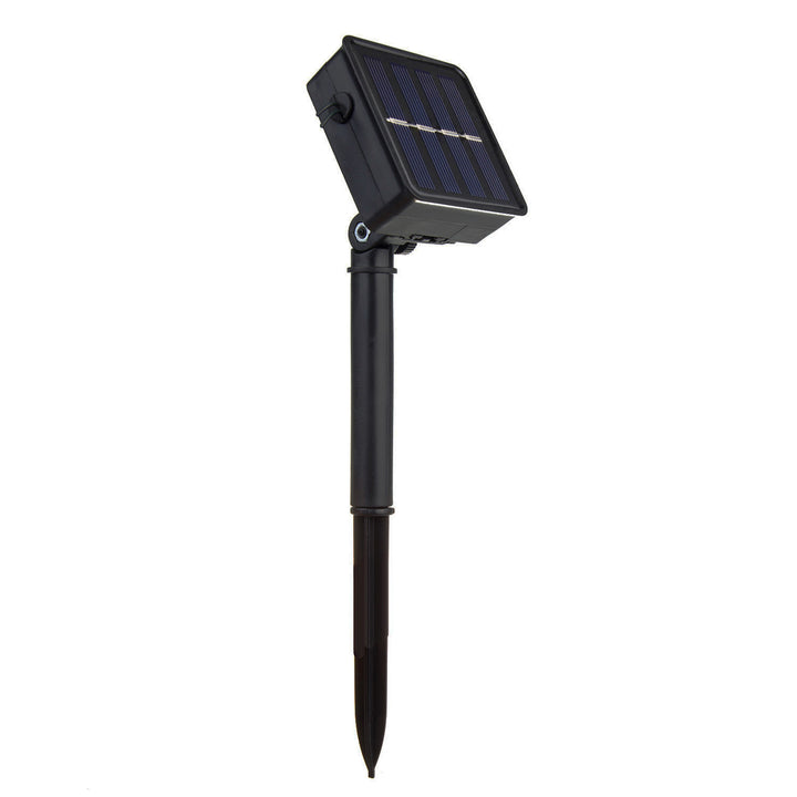 Solarne lampki LED Maclean, 2,4m długościi, 144 diody LED, 8 sopli RGB, tryb opadających sopli, bateria Li 800mAh, MCE412