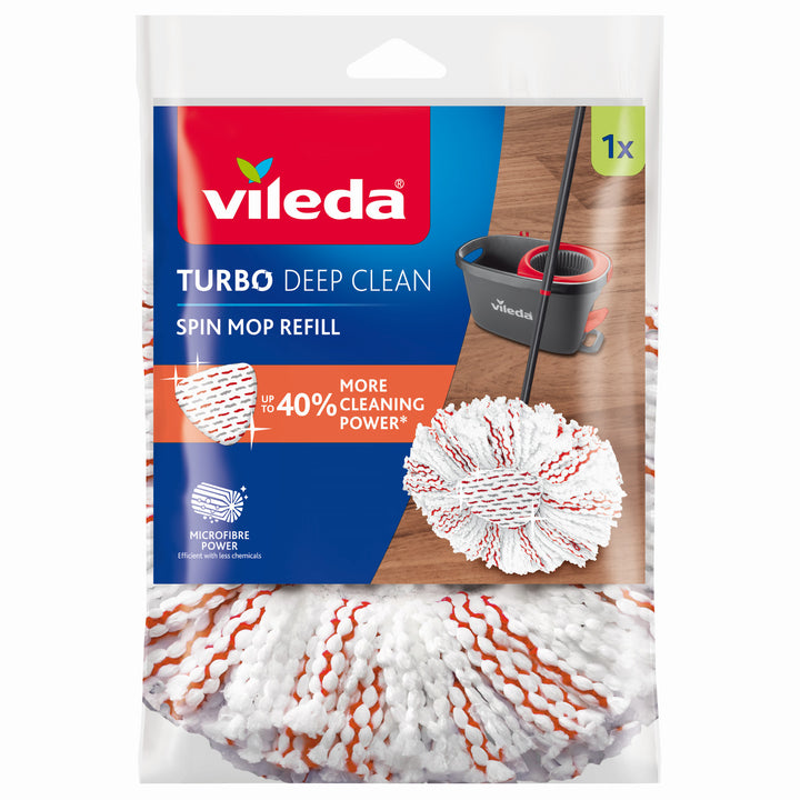Wkład do mopa obrotowego Vileda Turbo Deep Clean z mikrofibry