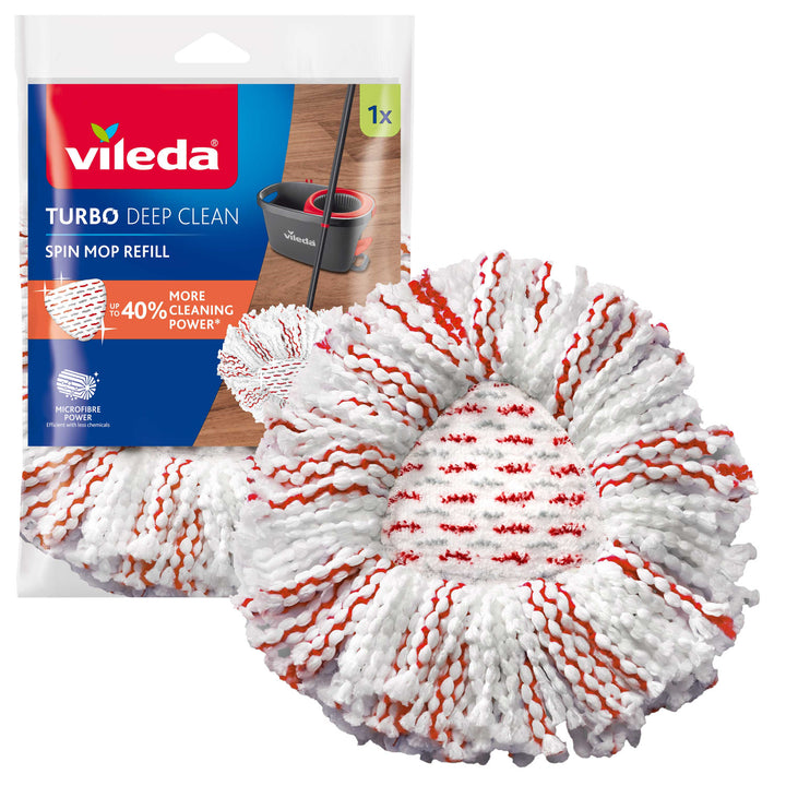 Wkład do mopa obrotowego Vileda Turbo Deep Clean z mikrofibry