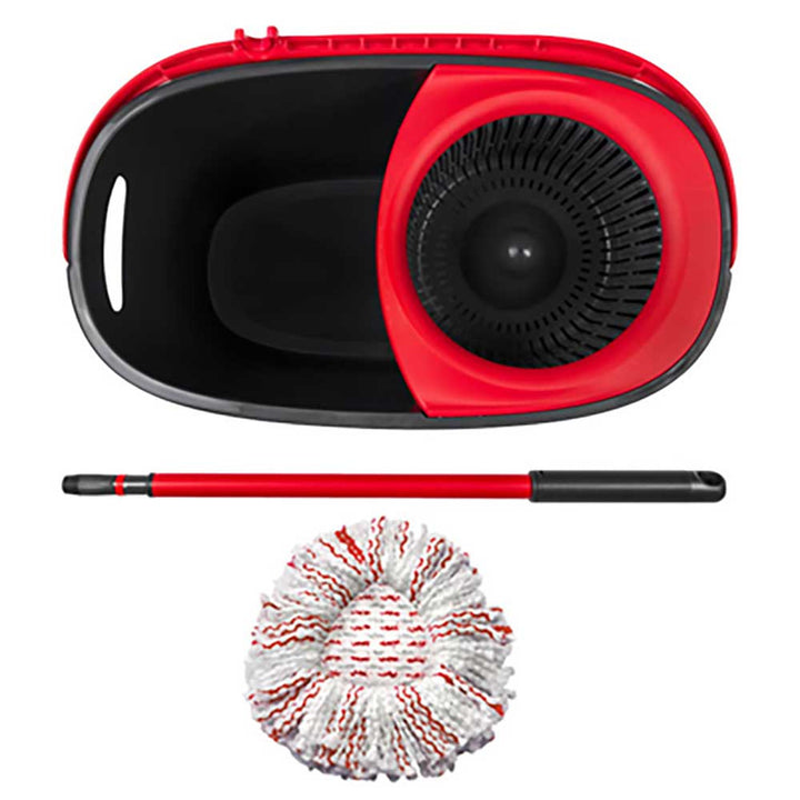 Zestaw mop obrotowy z drążkiem i wiadrem Vileda Turbo Deep Clean
