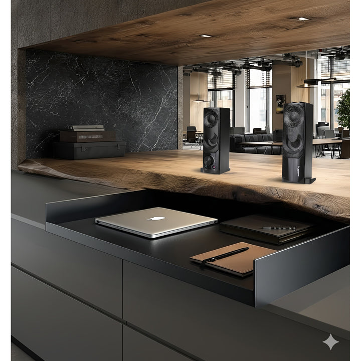 Głośniki komputerowe soundbar Audiocore 3Wx2, LED, USB 5v, wejście liniowe, AC955