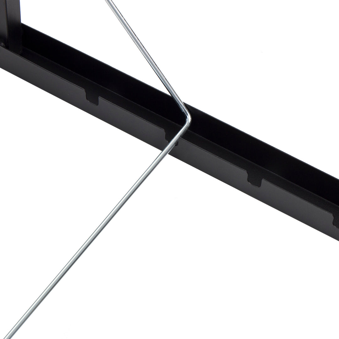 Suszarka łazienkowa składana mocowana do ściany. Majka 90 cm czarna