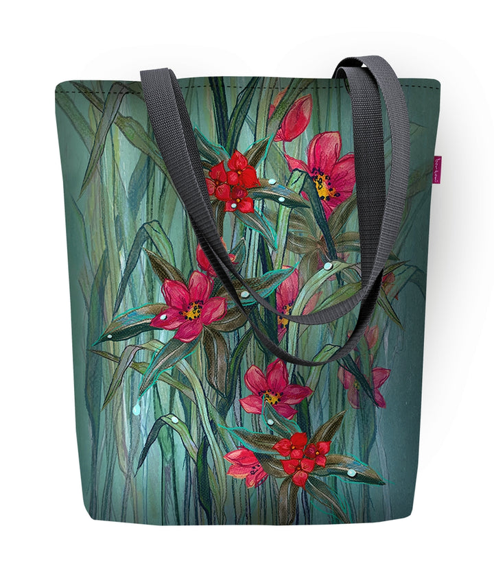 Słoneczna torba na ramię z zamkiem błyskawicznym Damska torba Shopper 36x40 cm (mieści A4) Tote Bag Tkaninowa torba z motywem Fiori