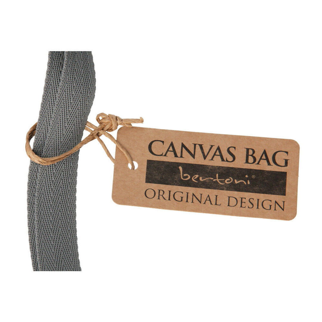 Torba płócienna na ramię, zamek błyskawiczny, wymiary 36x40cm, wzór nadruku Barcelona