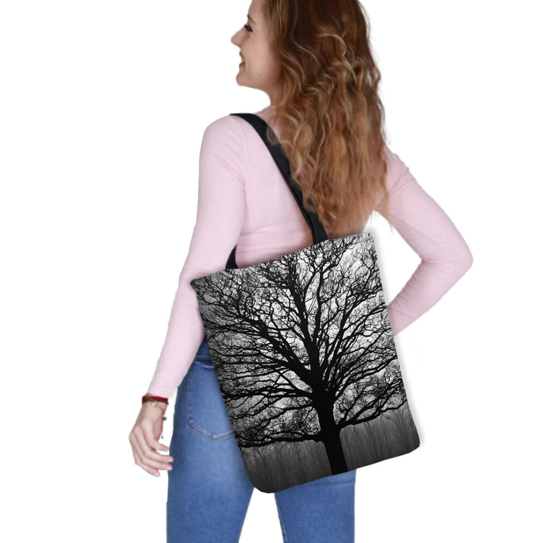 Torba płócienna na ramię, zamek błyskawiczny, wymiary 36x40cm, wzór nadruku Serenity