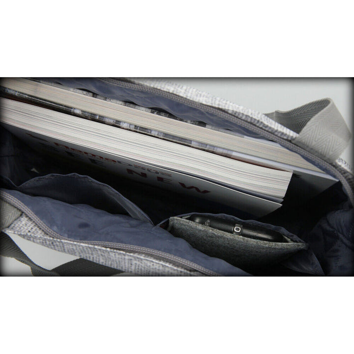 Torba płócienna na ramię, zamek błyskawiczny, wymiary 36x40cm, wzór nadruku Kleks