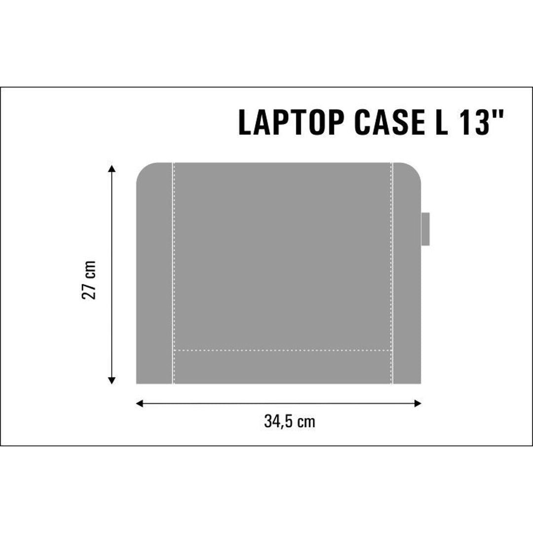 Etui na laptopa notebooka o przekątnej 13'', wykonane z ekologicznego filcu, wzór nadruku Cube