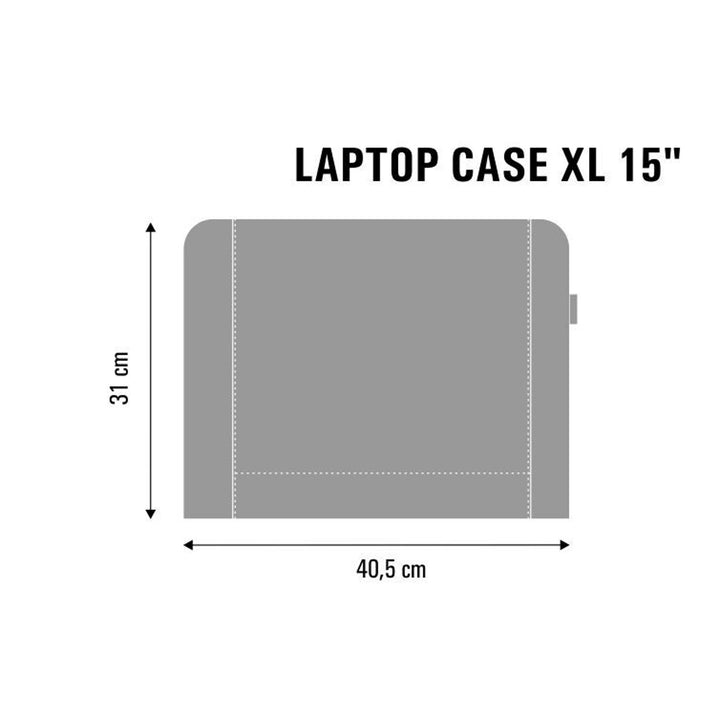 Etui na laptopa notebooka o przekątnej 15'', wykonane z ekologicznego filcu, wzór nadruku Triangle