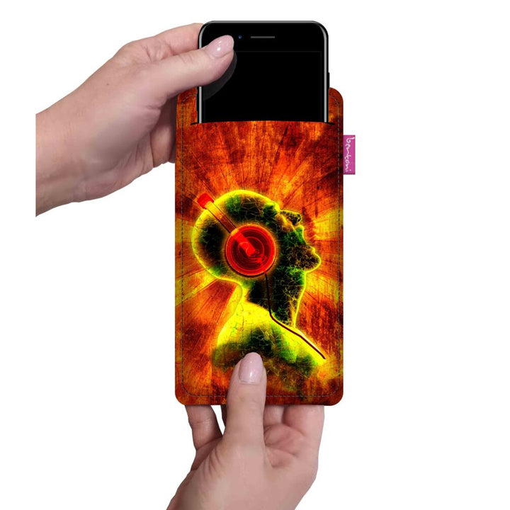 Filcowy pokrowiec na telefon komórkowy Etui na telefon komórkowy 105x175 mm Pokrowiec ochronny Music