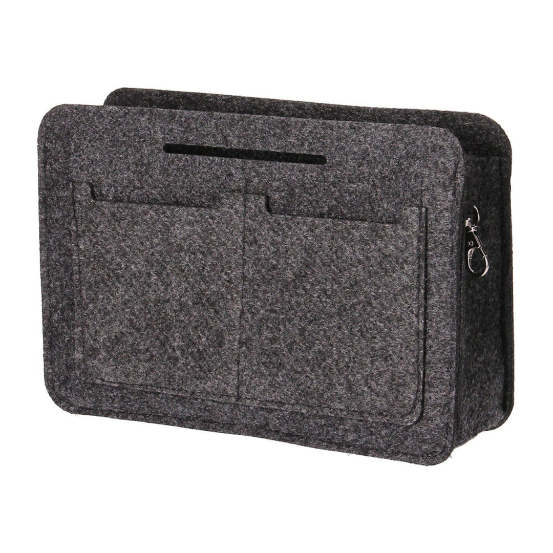 Organizer do torebek Premium, filcowy, kolor antracyt