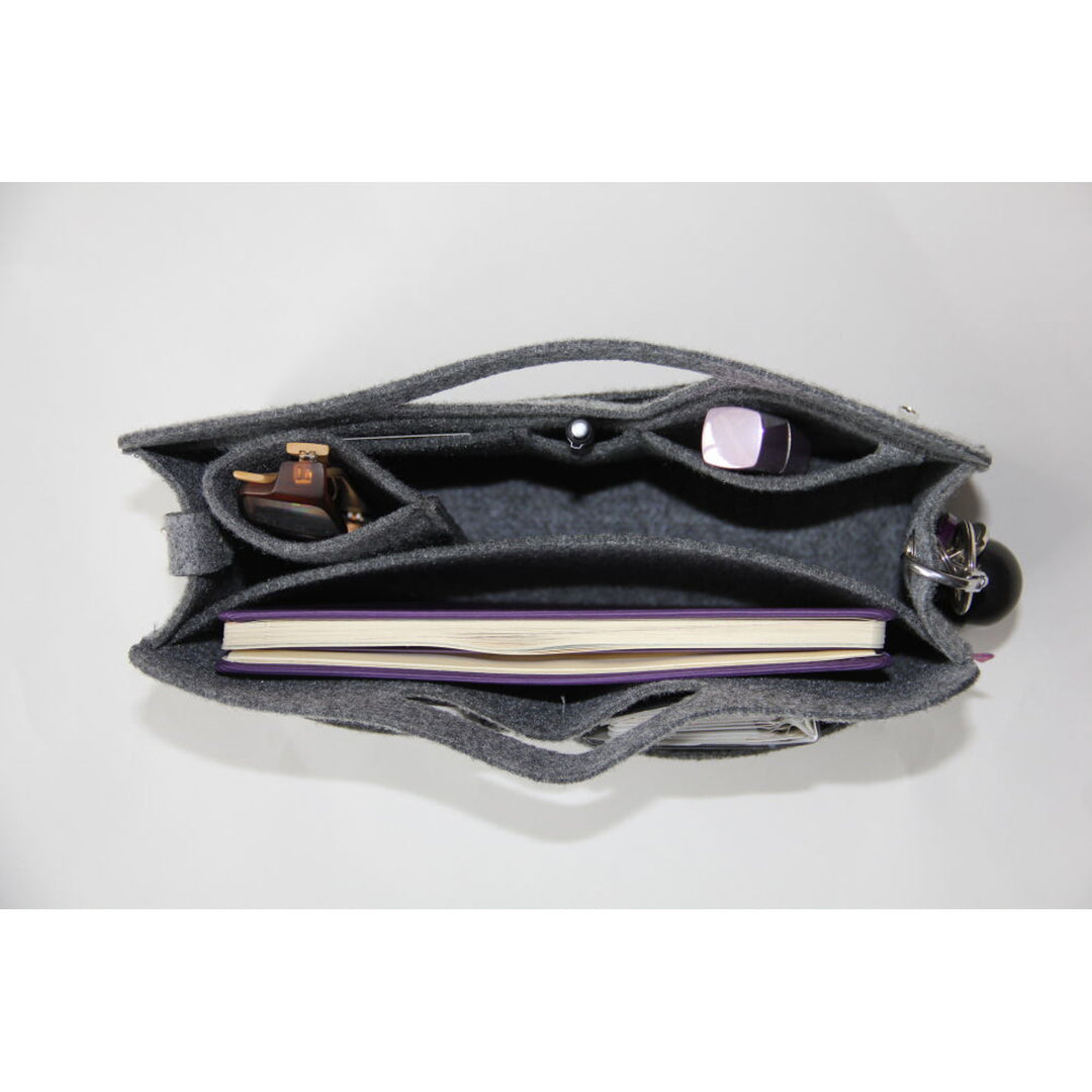 Organizer do torebek Premium, filcowy, kolor szary