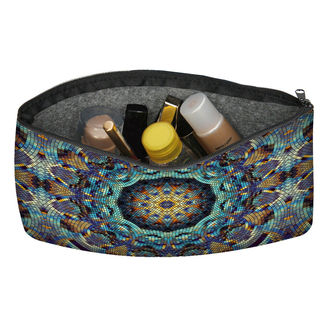 Felt Bag Organiser Toiletry Bag with Zipper Cosmetic Bag for Make-Up Organiser Barcelona