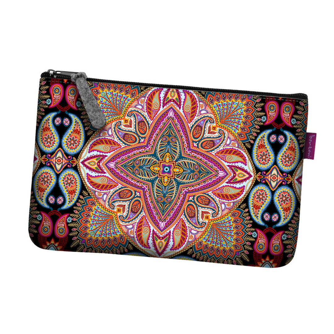 Filcowa torba organizer na kosmetyki z zamkiem błyskawicznym na kosmetyki Make-Up Organiser Polka