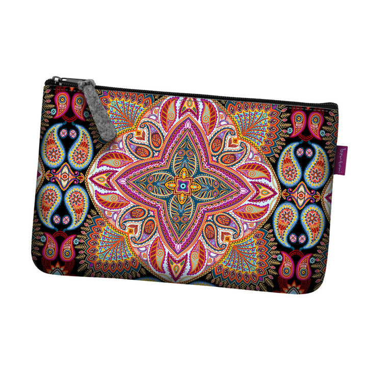 Filcowa torba organizer na kosmetyki z zamkiem błyskawicznym na kosmetyki Make-Up Organiser Polka
