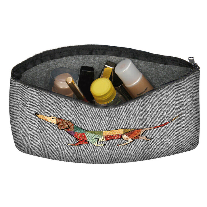 Filcowa torba organizator Toiletry Bag with Zipper Cosmetic Bag for Make-Up Organiser Joker
