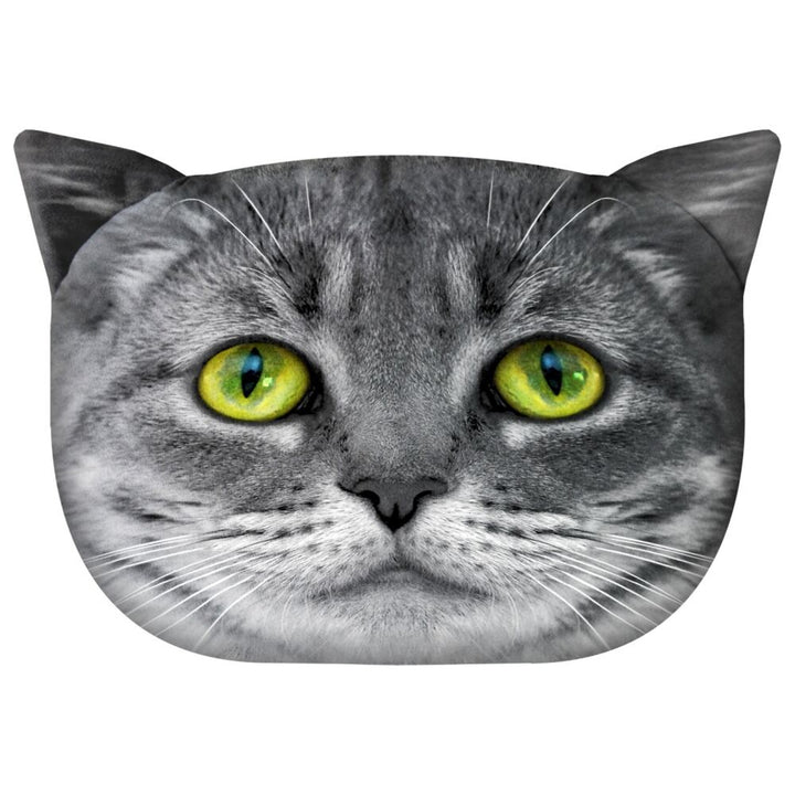 Poduszka dekoracyjna Bertoni Kot Lolek 30x45 cm, welur, nadruk kota, wkład antyalergiczny