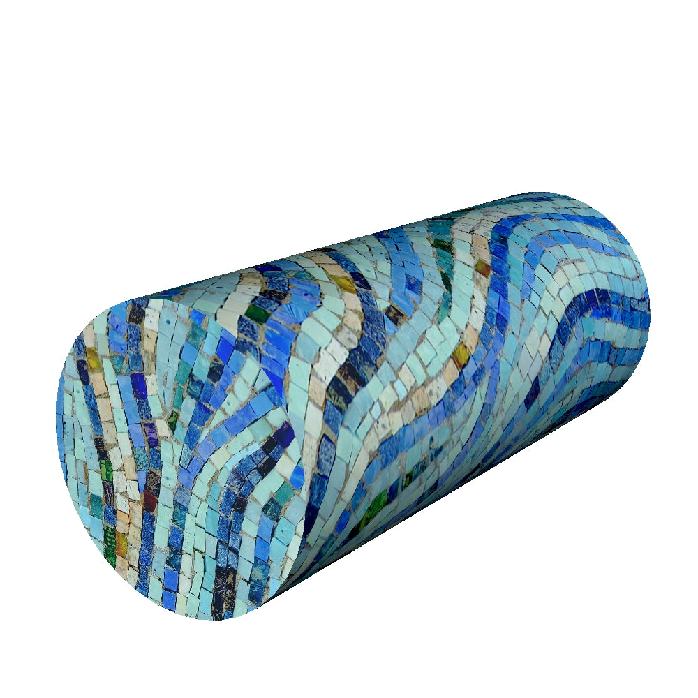 Neck Pillow Lumbar Roll 40x15cm Pillow Support Roll Thermoactive Foam Roll Pillow Mozaic