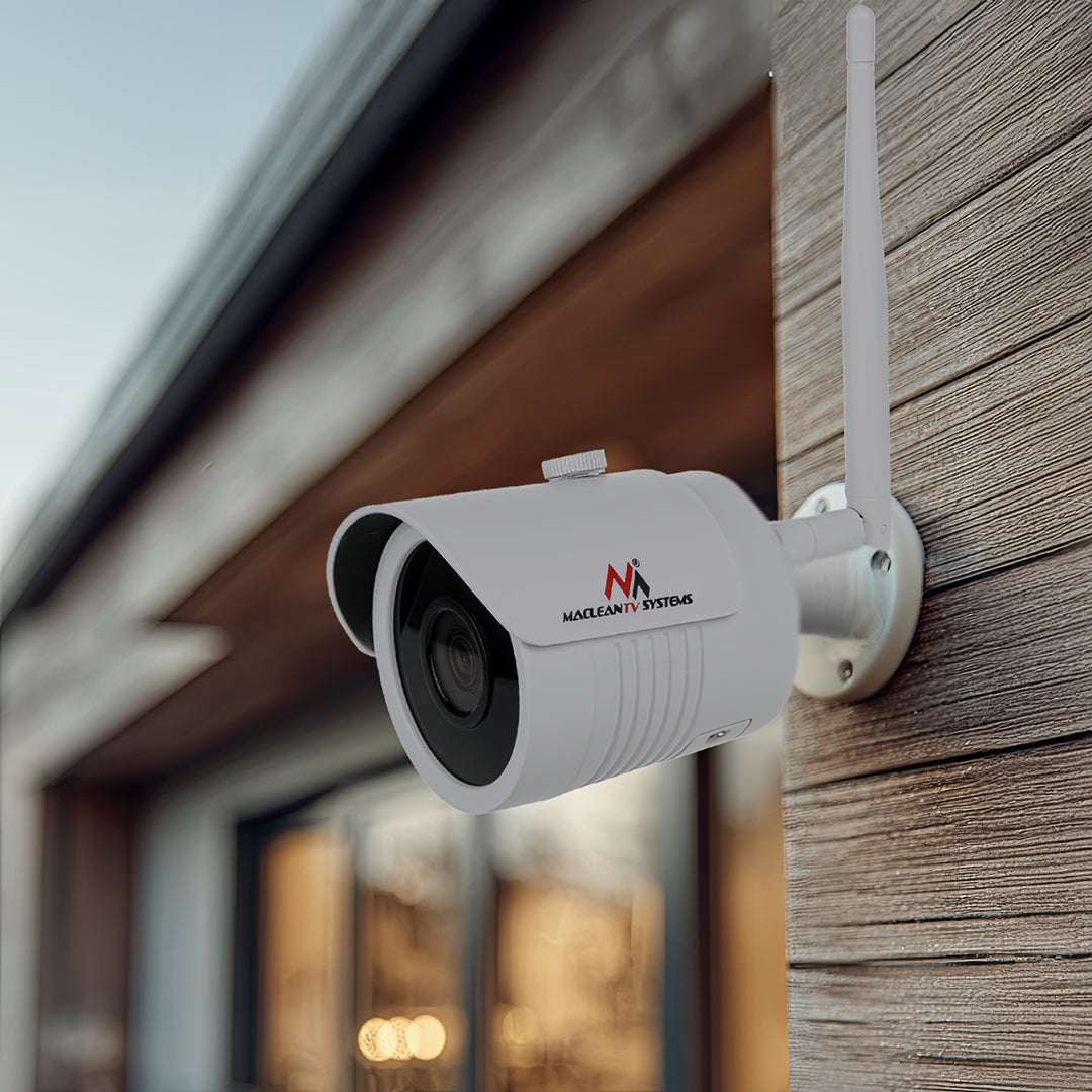 Kamera sieciowa IP IPC WiFi 5MPx zewnętrzna Maclean, tubowa, CMOS 1/2.5", H.264/H.264+/H.265/H.265+/JPEG/AVI, Onvif, MCTV-516