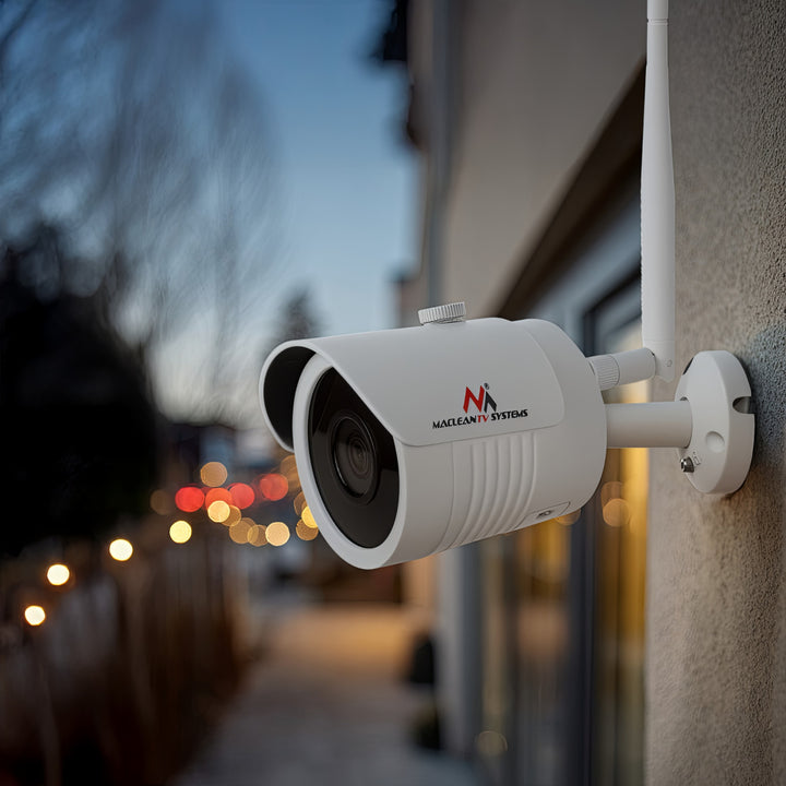 Kamera sieciowa IP IPC WiFi 5MPx zewnętrzna Maclean, tubowa, CMOS 1/2.5", H.264/H.264+/H.265/H.265+/JPEG/AVI, Onvif, MCTV-516