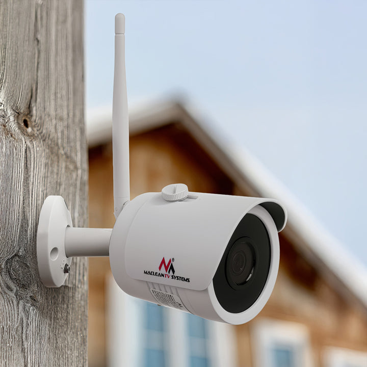 Kamera sieciowa IP IPC WiFi 5MPx zewnętrzna Maclean, tubowa, CMOS 1/2.5", H.264/H.264+/H.265/H.265+/JPEG/AVI, Onvif, MCTV-516