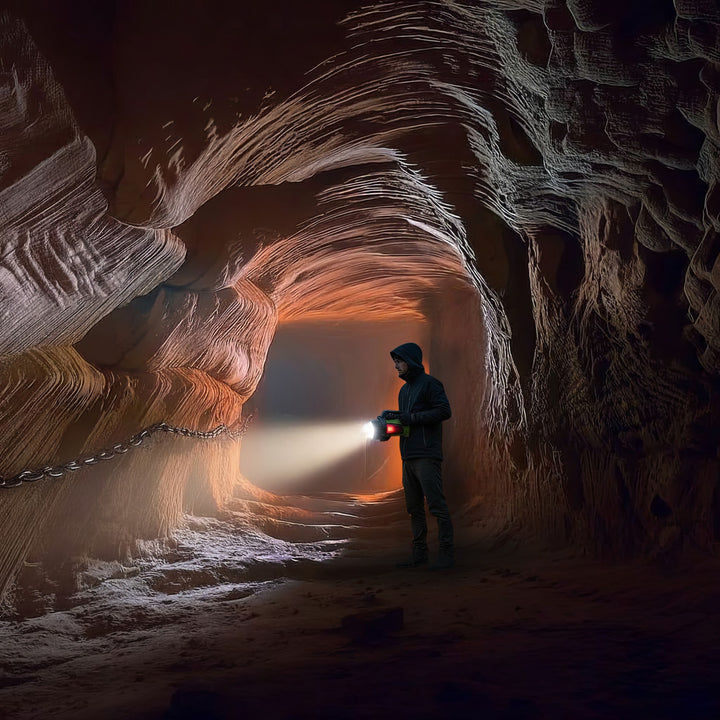 Latarka LED 3w1 Maclean, funkcja powerbanku, 3 tryby świecenia, 5W XM-L-T6, Cold White 6500K, 3,7V 3x18650, 4500mAh, MCE345