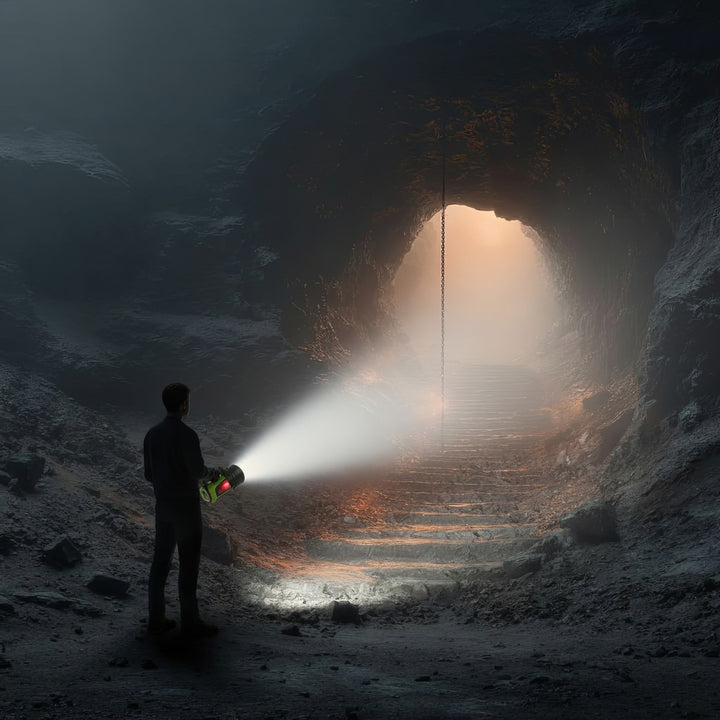 Latarka LED 3w1 Maclean, funkcja powerbanku, 3 tryby świecenia, 5W XM-L-T6, Cold White 6500K, 3,7V 3x18650, 4500mAh, MCE345