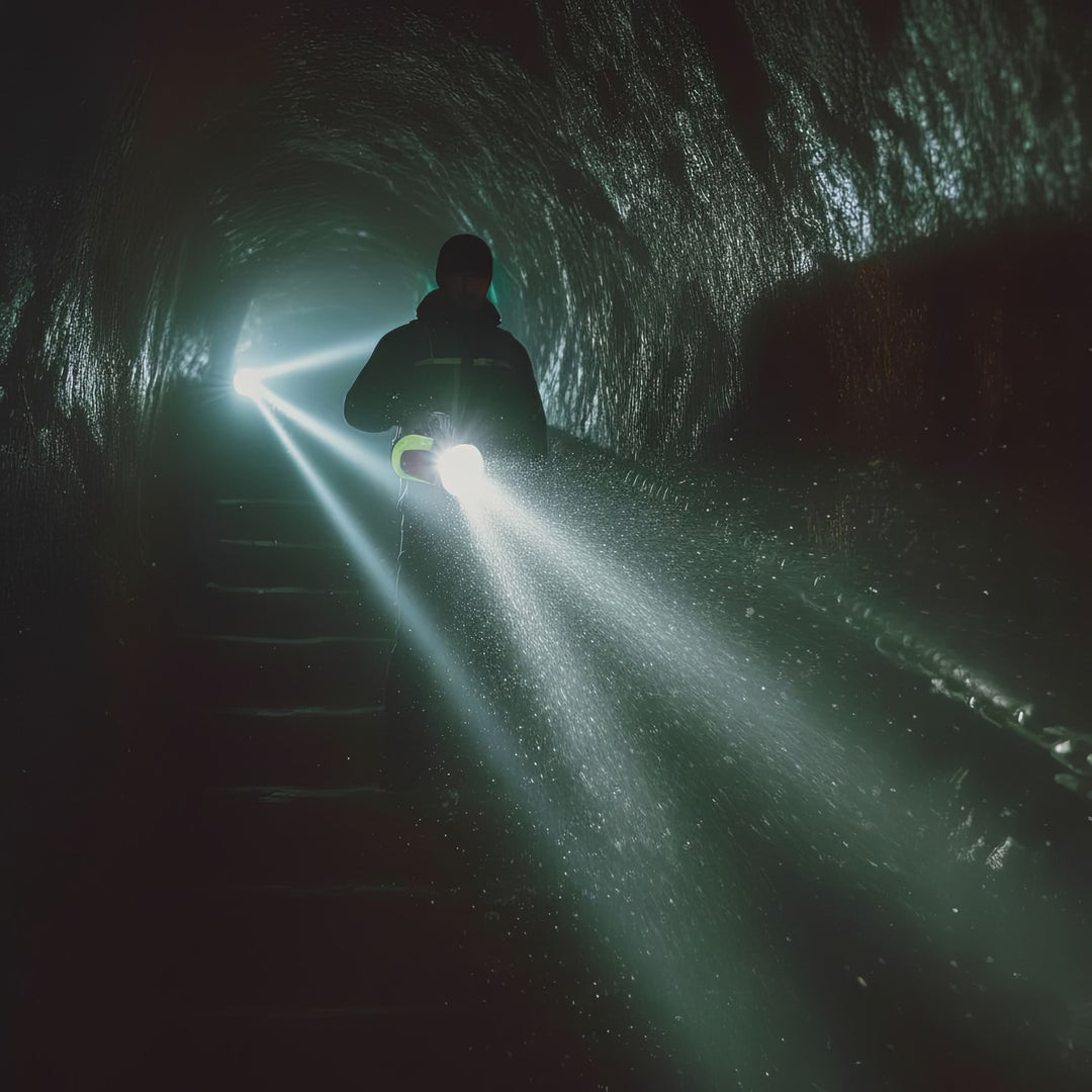 Latarka LED 3w1 Maclean, funkcja powerbanku, 3 tryby świecenia, 5W XM-L-T6, Cold White 6500K, 3,7V 3x18650, 4500mAh, MCE345