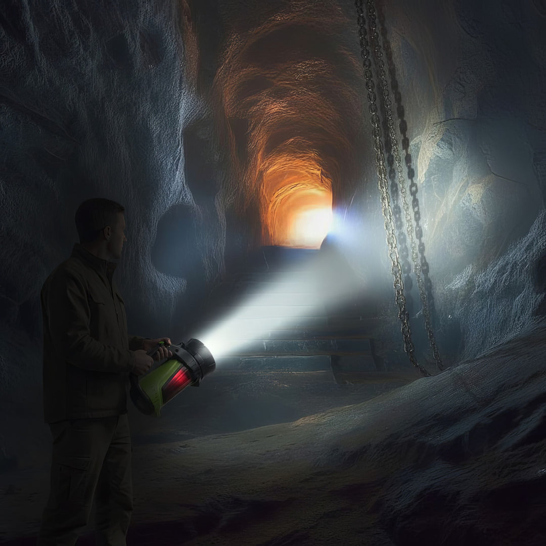 Latarka LED 3w1 Maclean, funkcja powerbanku, 3 tryby świecenia, 5W XM-L-T6, Cold White 6500K, 3,7V 3x18650, 4500mAh, MCE345