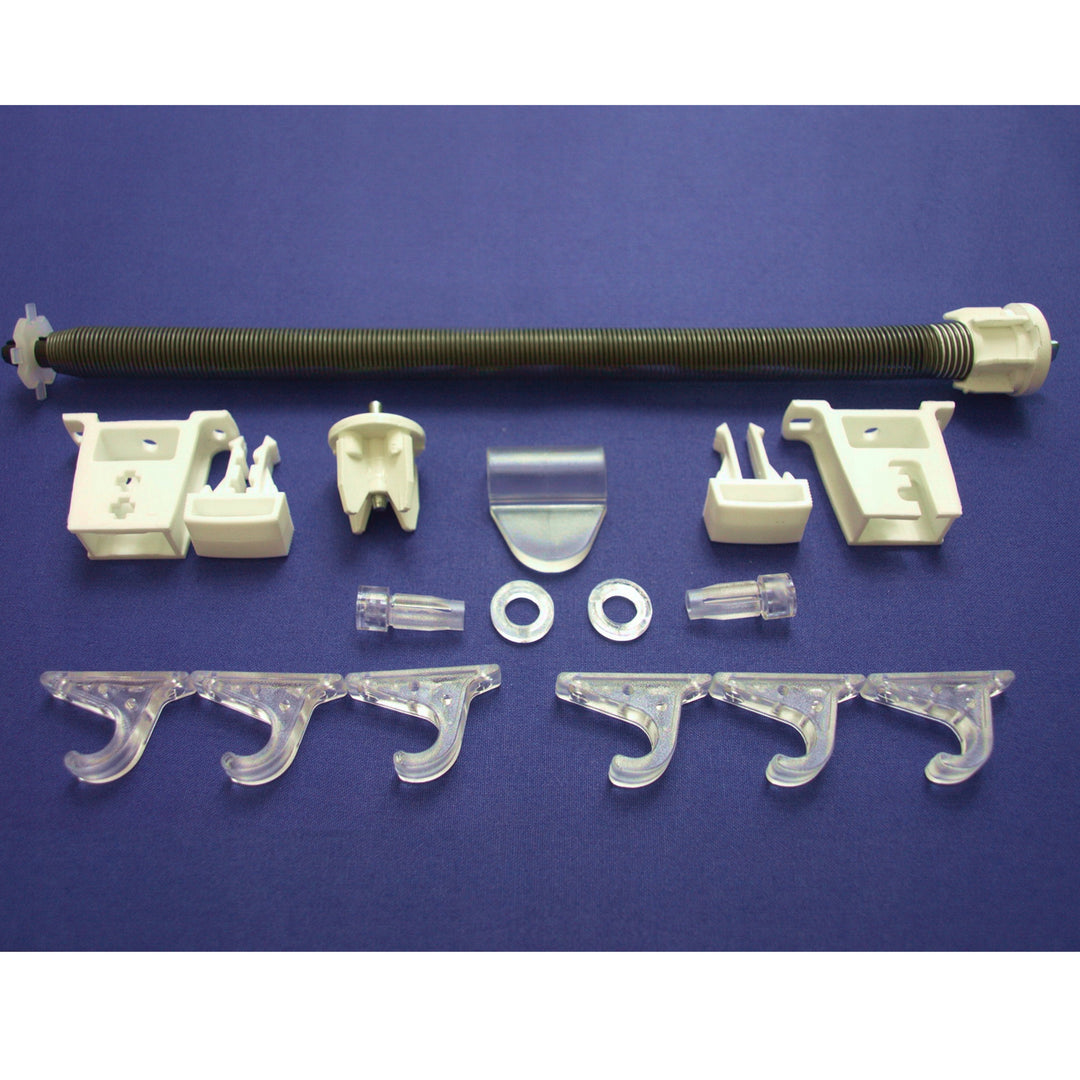 Kompletny zestaw do rolety dachowej hakowej wraz ze sprężyną