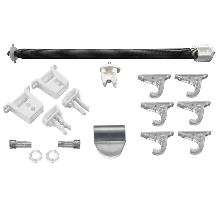 Kompletny zestaw do rolety dachowej hakowej wraz ze sprężyną