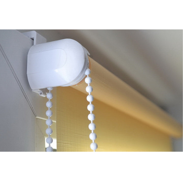 MECHANIZM ŁAŃCUSZKOWY ROLETY MINI BIAŁY -  komplet