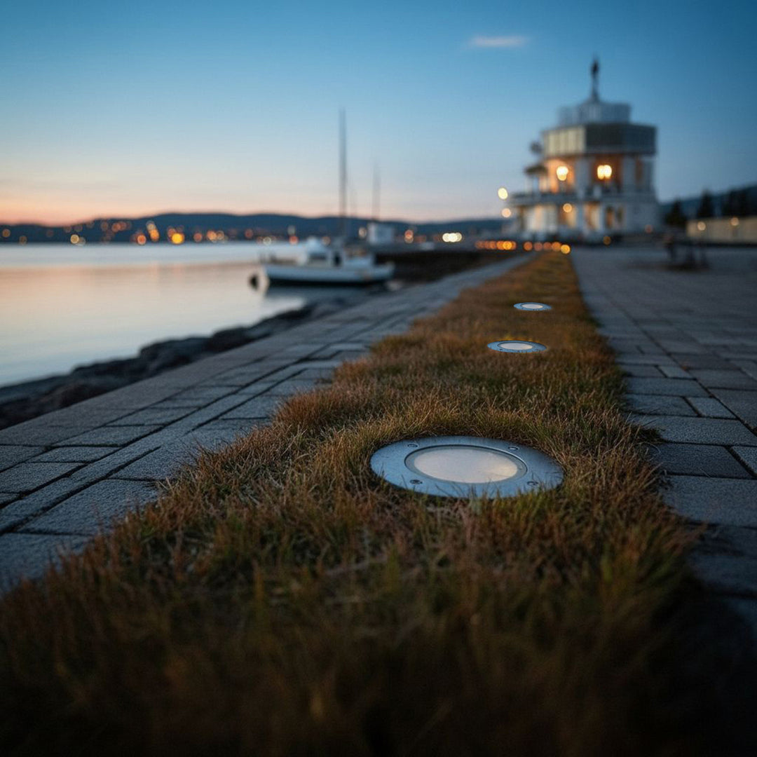 Solarna lampa najazdowa ogrodowa LED Maclean IP44, 12 LED SMD, 4000K, Ni-MH 600 mAh, 0,7W, MCE318