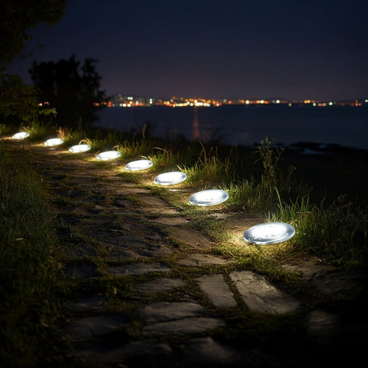 Solarna lampa najazdowa ogrodowa LED Maclean IP44, 12 LED SMD, 4000K, Ni-MH 600 mAh, 0,7W, MCE318