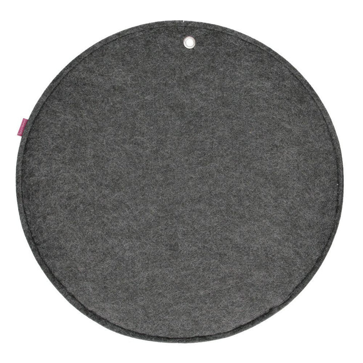 Organizer ścienny filcowy Bertoni Kółko L średnica 35 cm - antracyt, 4 kieszenie