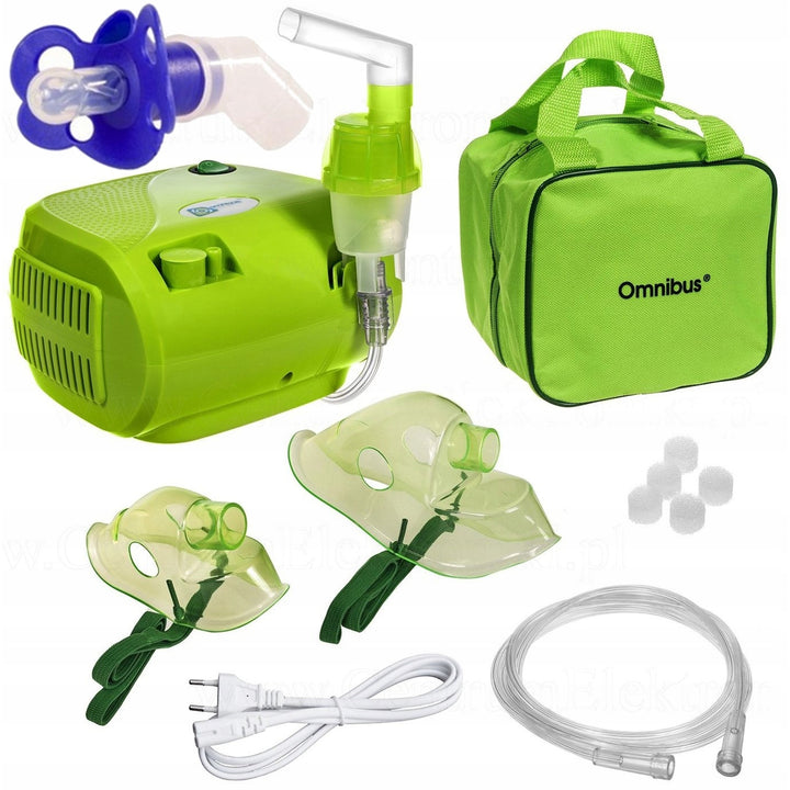 Inhalator nebulizator Omnibus BR-CN116B zielony + smoczek