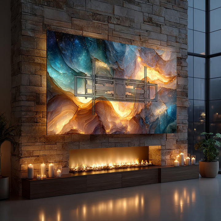 Uchwyt do TV ekonomiczny Maclean, max VESA900x600, 60-120", 120kg, czarny, MC-482