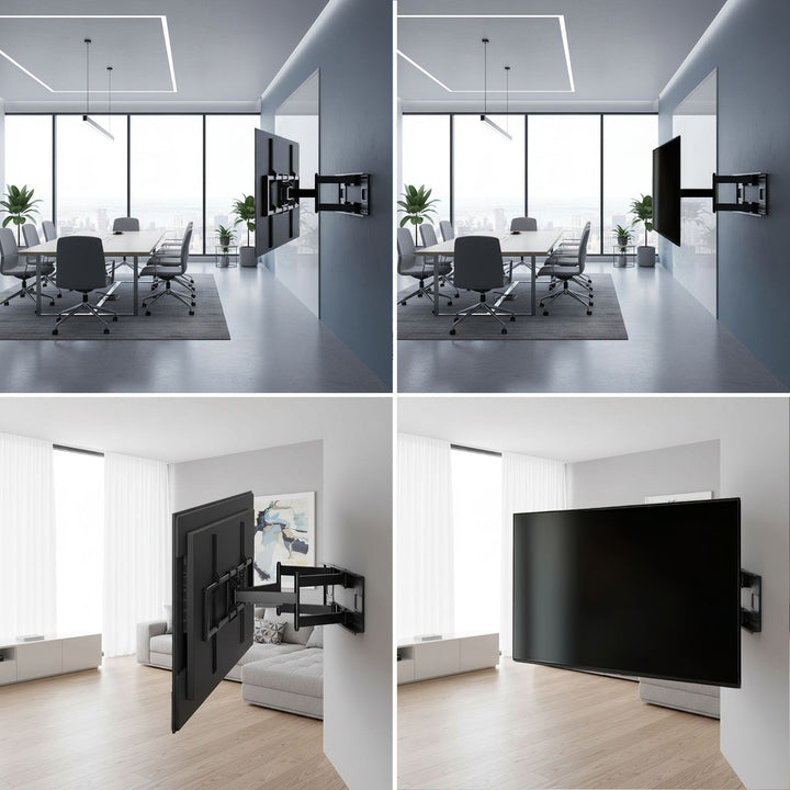 Uchwyt do TV ekonomiczny Maclean, max VESA900x600, 60-120", 120kg, czarny, MC-482