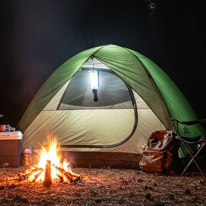 Lampa warsztatowa magnetyczna COB Maclean, 2x1200mAh, 700lm, USB Typ-C/Micro USB, MCE307