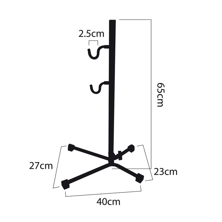 Rowerowy uchwyt serwisowy Maclean, stal, max. obciążenie 20kg, pasuje do rowerów MTB z kołami do 27,5" MC-434