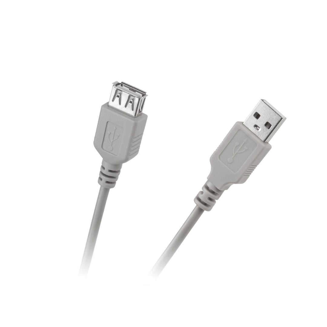 Przedłużacz kabel USB wtyk gniazdo typu A 5m szary KPO2783-5