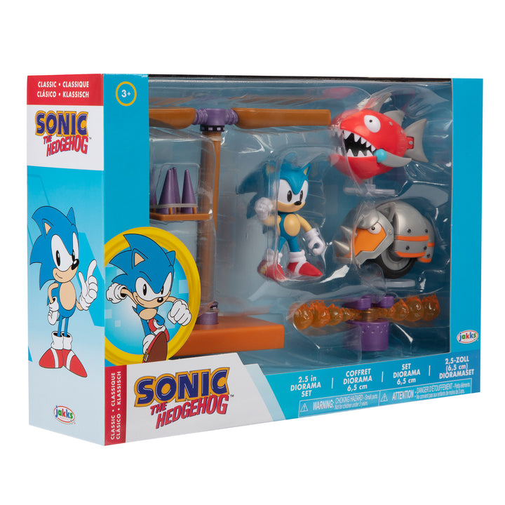 Sonic Diorama Flying Battery Zone zestaw z figurkami i akcesoriami