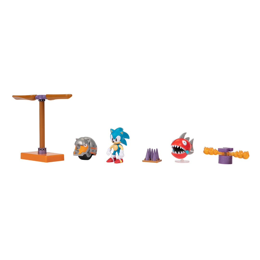 Sonic Diorama Flying Battery Zone zestaw z figurkami i akcesoriami