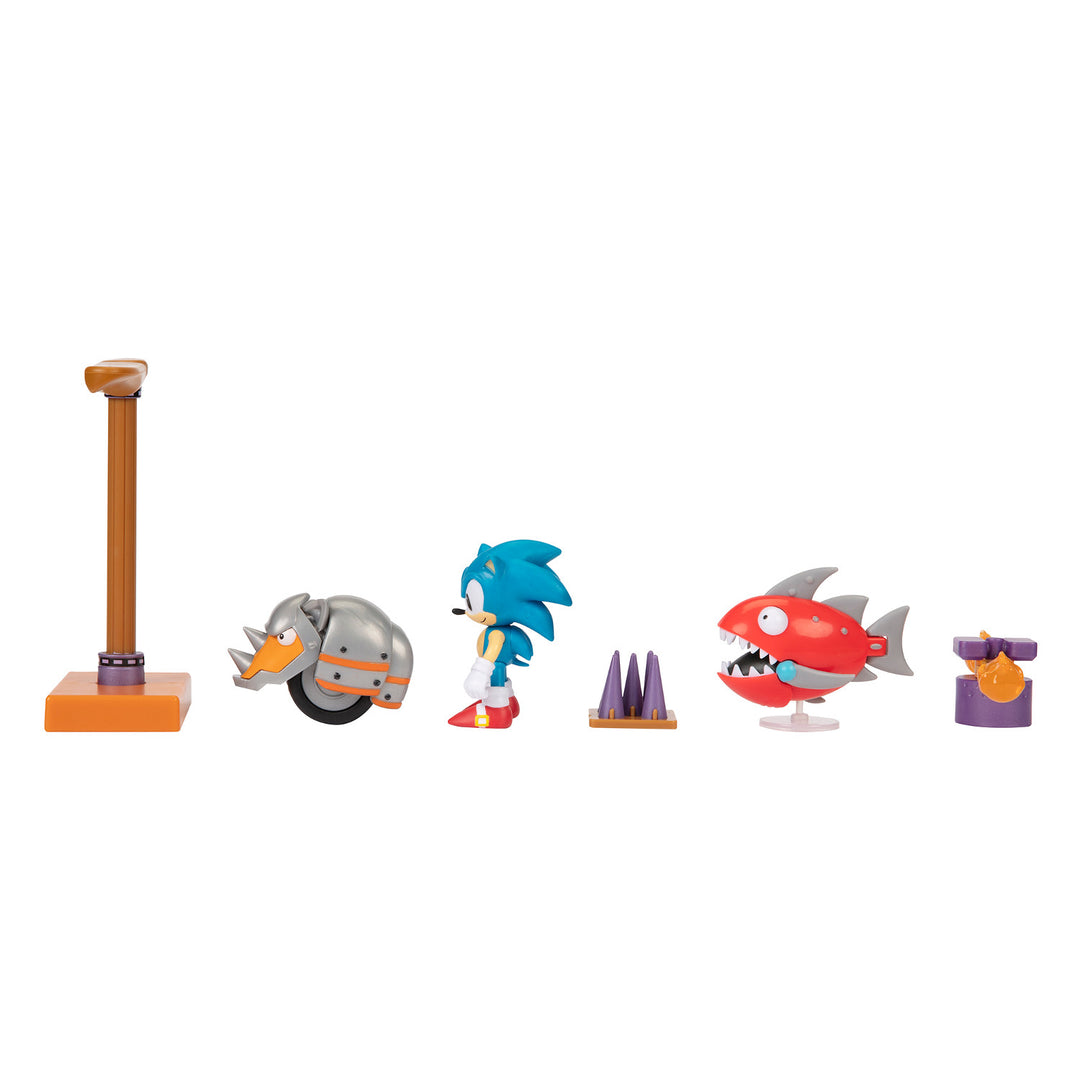 Sonic Diorama Flying Battery Zone zestaw z figurkami i akcesoriami