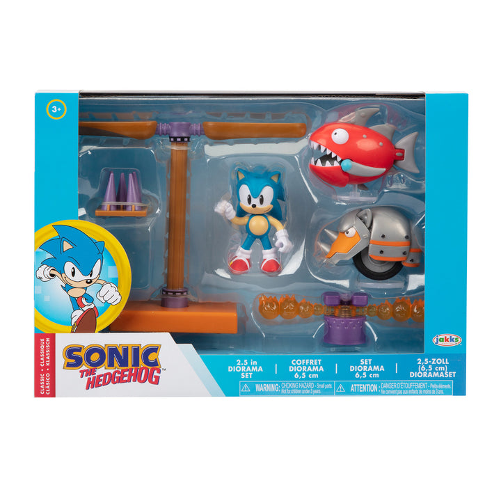 Sonic Diorama Flying Battery Zone zestaw z figurkami i akcesoriami